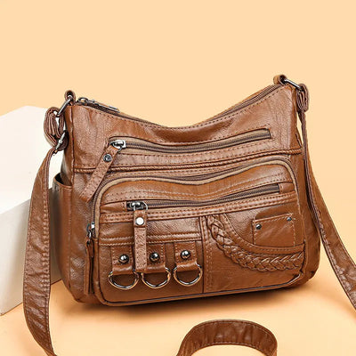 Sophia Retro Elegance | Cozy Zipper Pouch