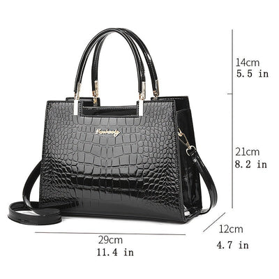 Brooklyn Shine | Croc-Embossed Luxury Bag