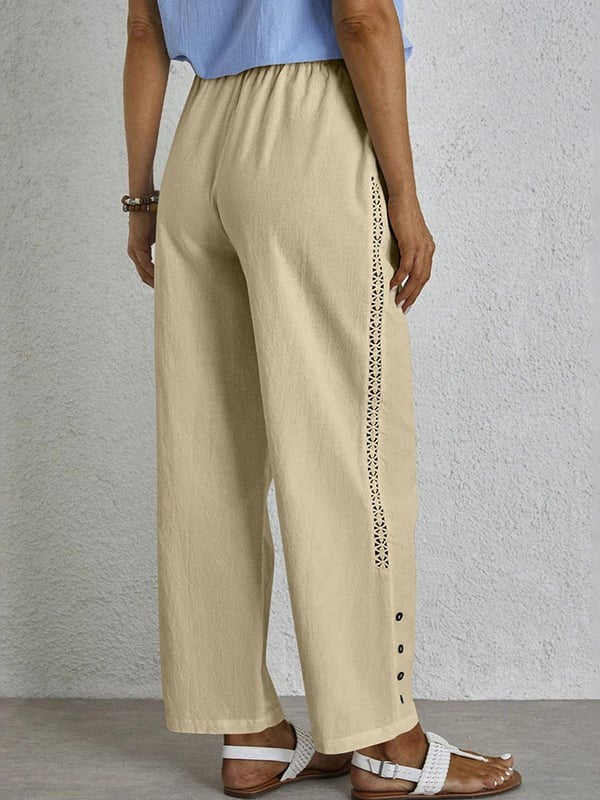 Selena | Easy Buttoned Pants