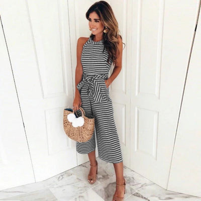Lila | Cozy Striped Jumpsuit
