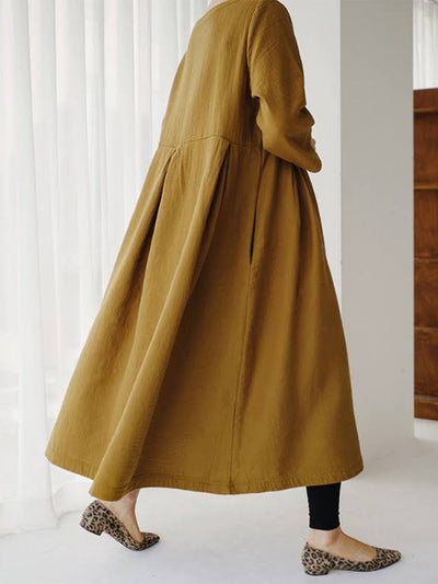 Sophie | Casual Linen Dress with Pockets
