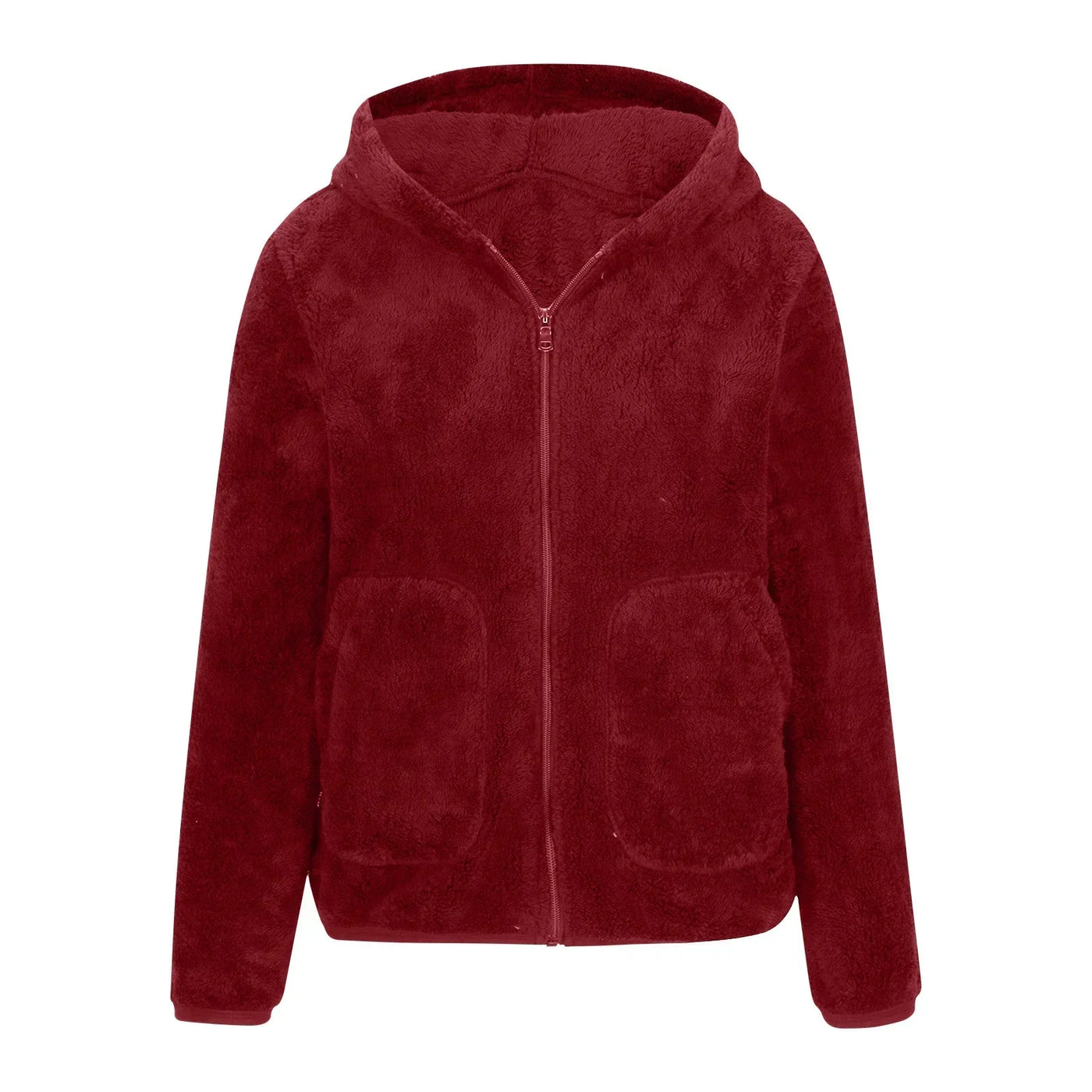 Avery | Ultra Cozy Coral Fleece Hoodie