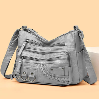 Sophia Retro Elegance | Cozy Zipper Pouch