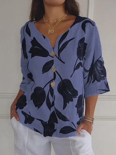 Abigail | Cozy V-Neck Tee