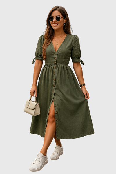 Jacqueline | Elegant Denim Dress