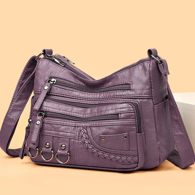 Sophia Retro Elegance | Cozy Zipper Pouch