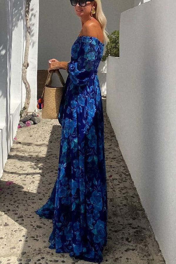 Penelope | Floral Off-Shoulder Maxi Dress