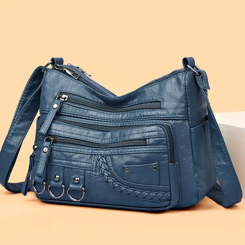 Sophia Retro Elegance | Cozy Zipper Pouch