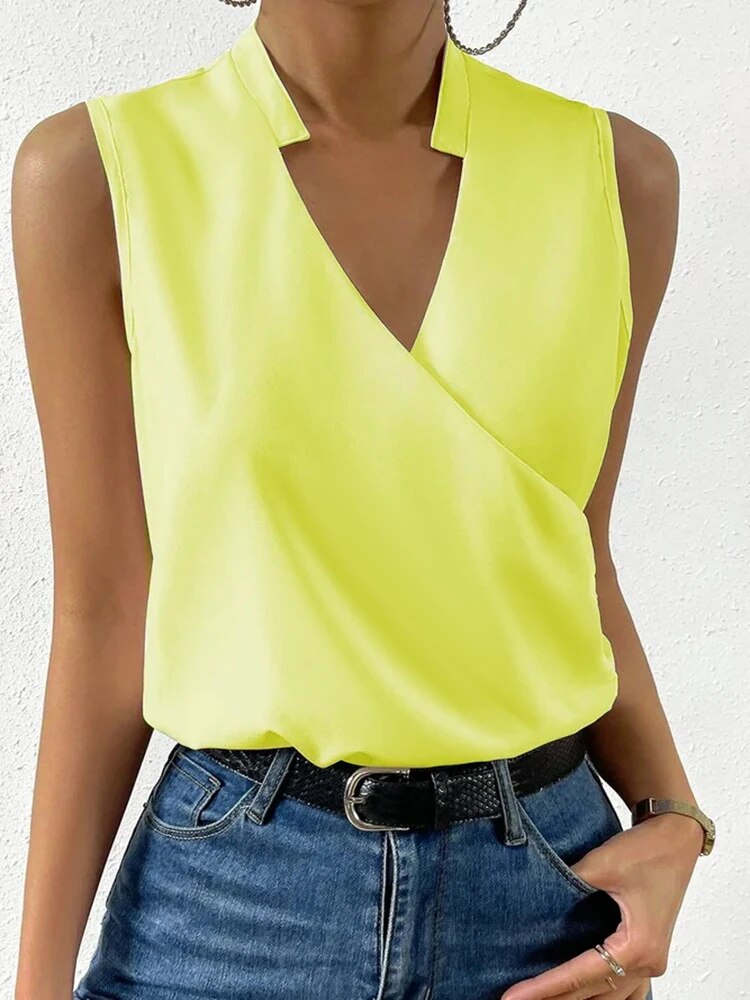 Emily | stylish V-neck blouse top