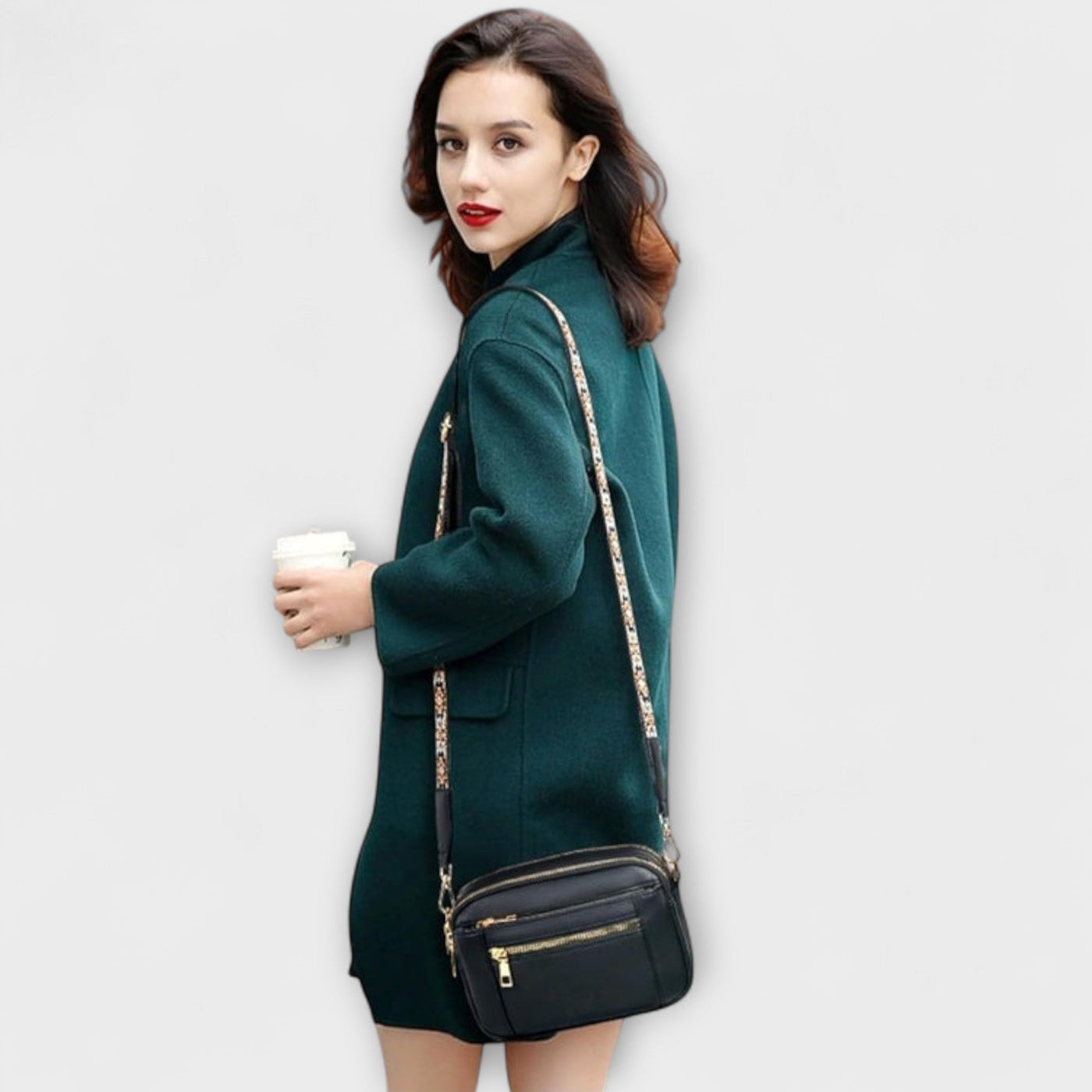 Erica | Elegant Leather Shoulder Bag