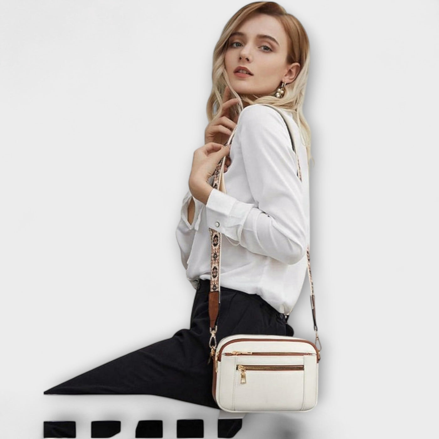 Erica | Elegant Leather Shoulder Bag