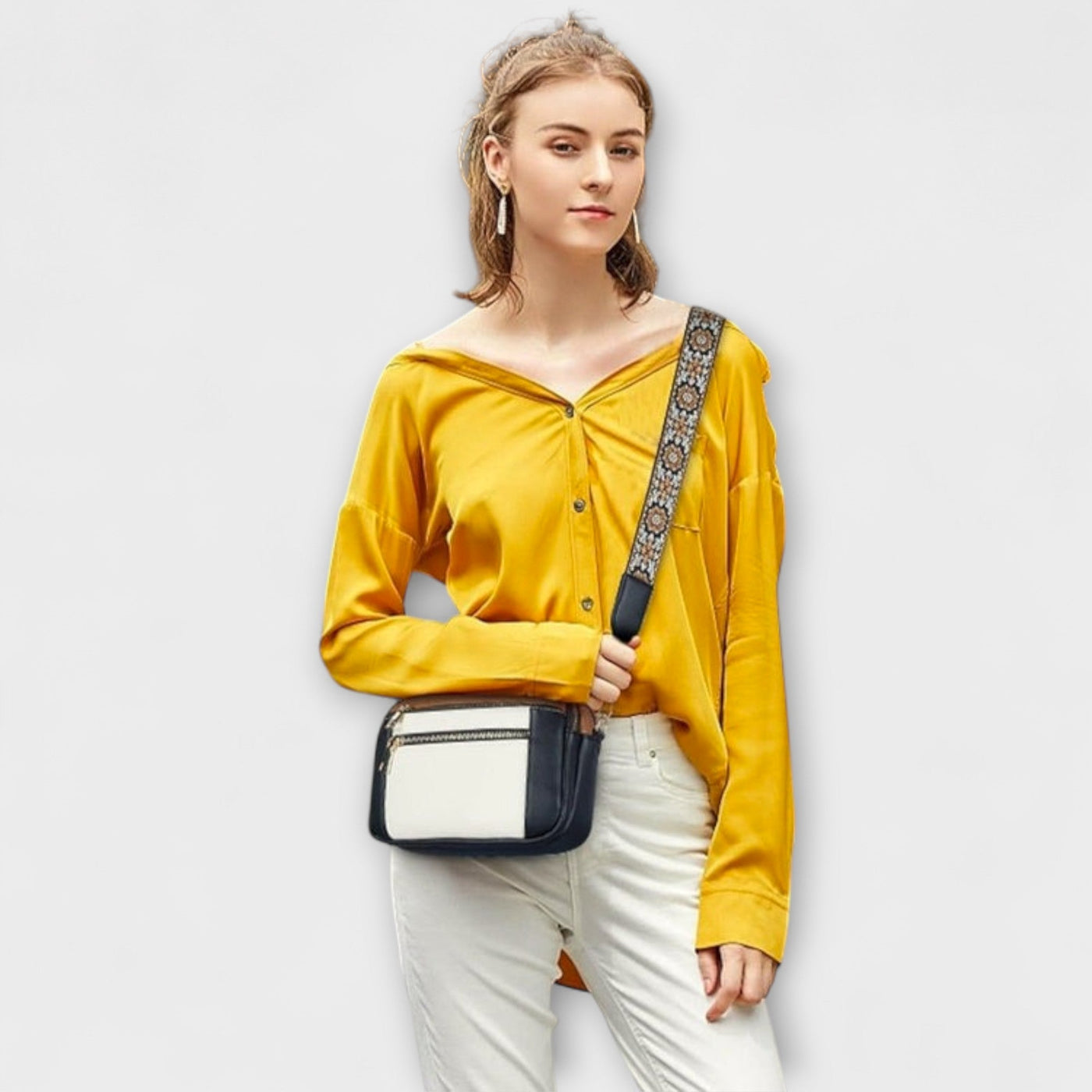 Erica | Elegant Leather Shoulder Bag