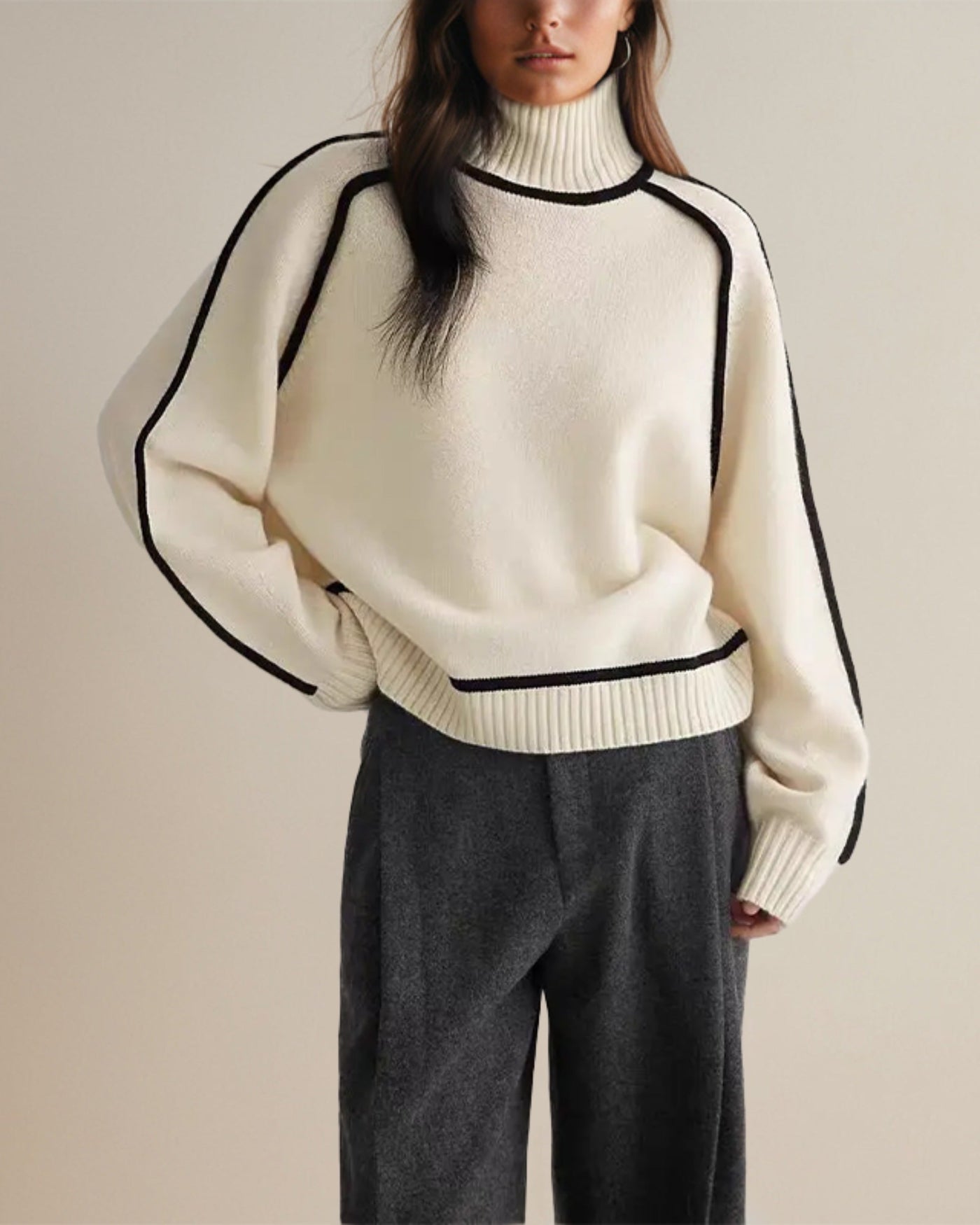Jane | Sophisticated Turtleneck Sweater for Winter