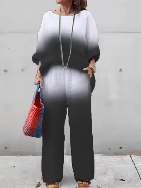 Olivia | Cozy Chic Relaxed Shirt and Pant Ensemble