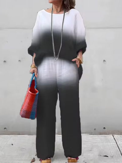 Olivia | Cozy Chic Relaxed Shirt and Pant Ensemble