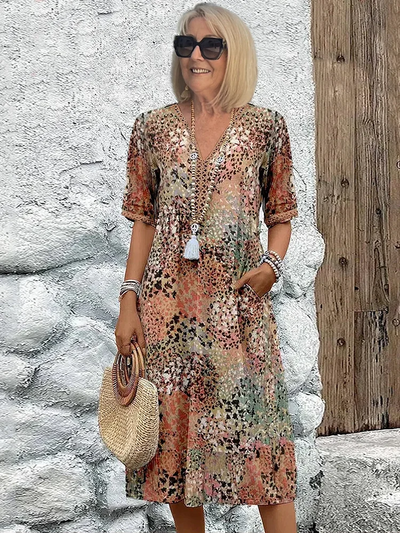 Dania | Vibrant Everyday Midi with Pockets