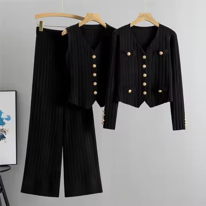 Isabella | Chic Knitted Vest Co-Ord Set
