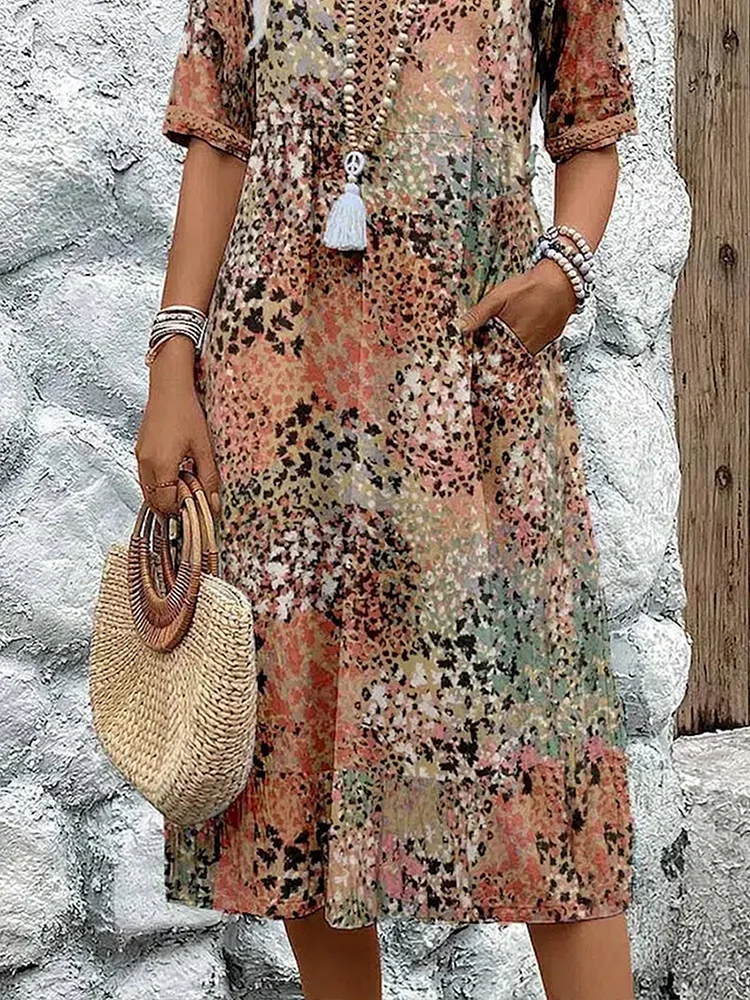 Dania | Vibrant Everyday Midi with Pockets