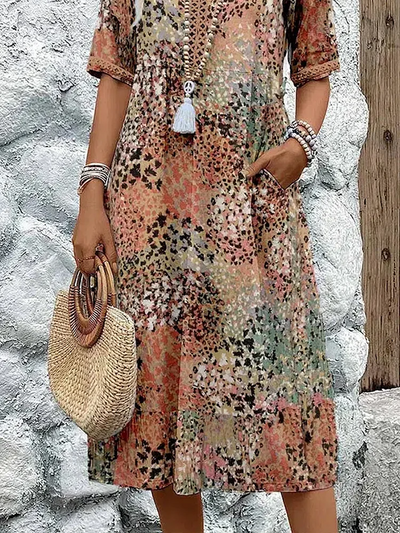 Dania | Vibrant Everyday Midi with Pockets