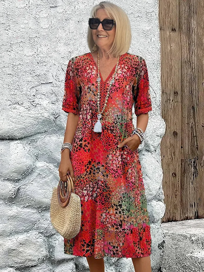 Dania | Vibrant Everyday Midi with Pockets