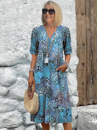 Dania | Vibrant Everyday Midi with Pockets