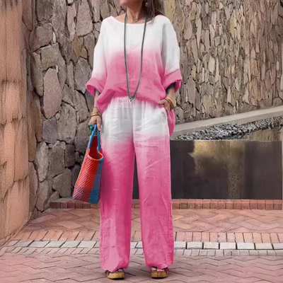 Olivia | Cozy Chic Relaxed Shirt and Pant Ensemble