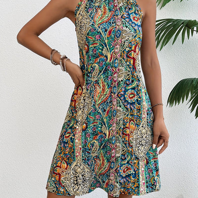 Lila | Chic Halterneck Dress