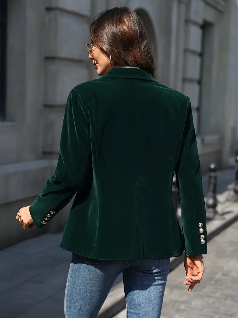 Olivia | Chic Velvet Blazer