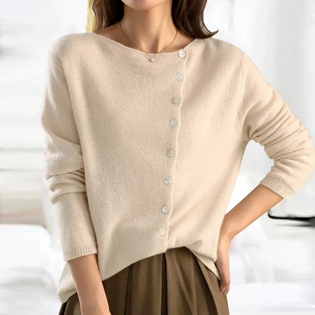 Ember | Elegant Wool Jacket with Side Closure