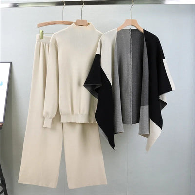 Alyssa | Chic Knitted Three-Piece Set