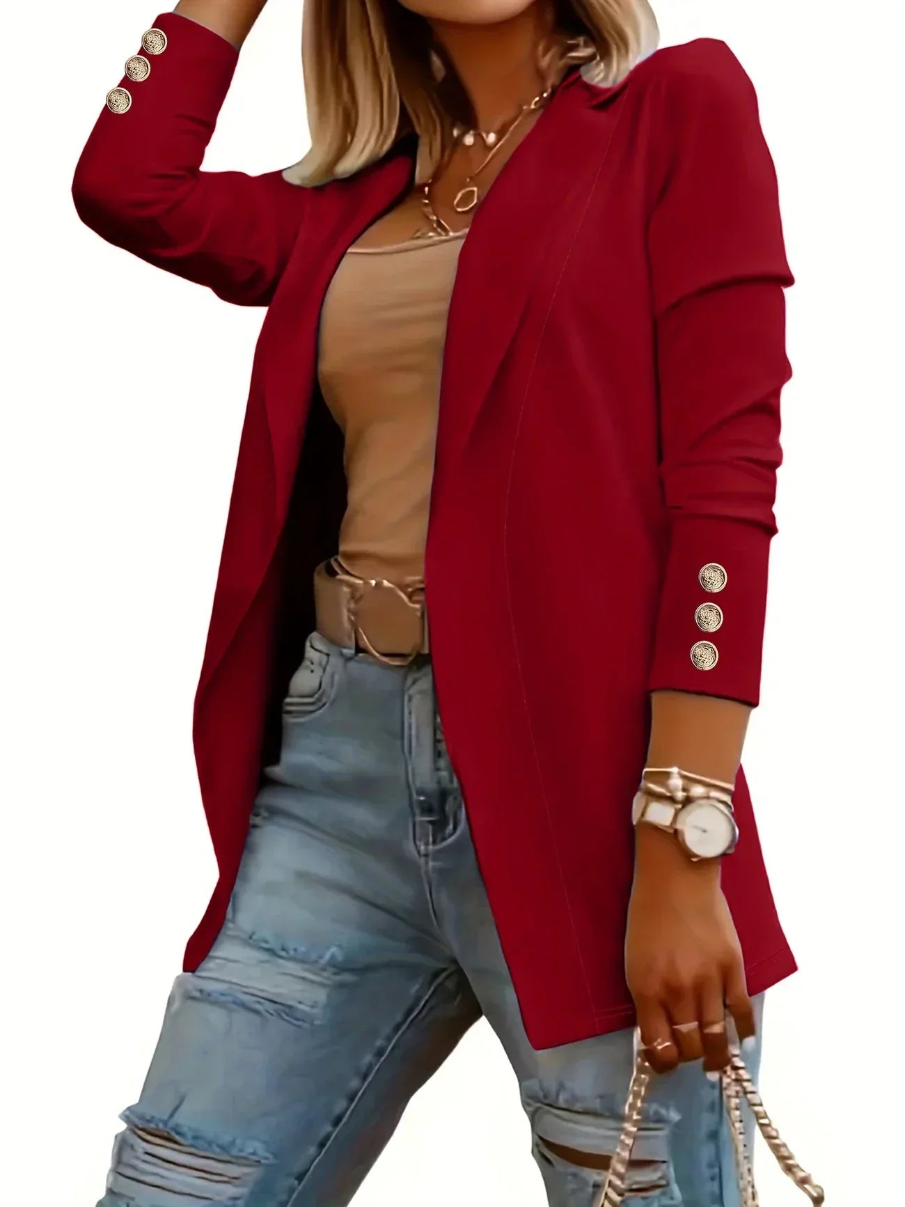 Layla | Chic Open Front Jacket
