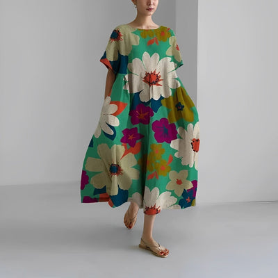 Daisy | Retro Big Swing Loose Maxi Dress