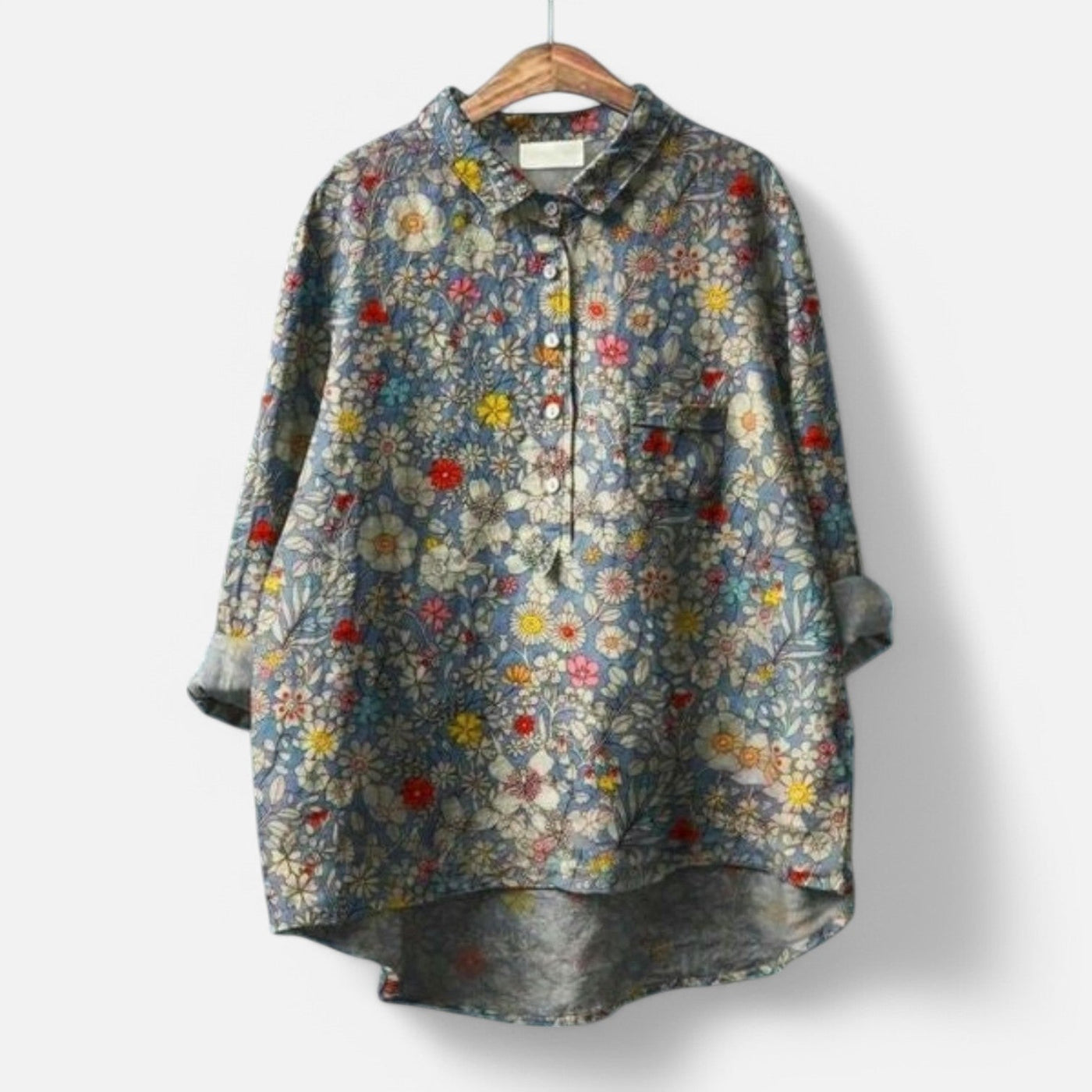 Kiara | Chic Floral Loose Fit Blouse