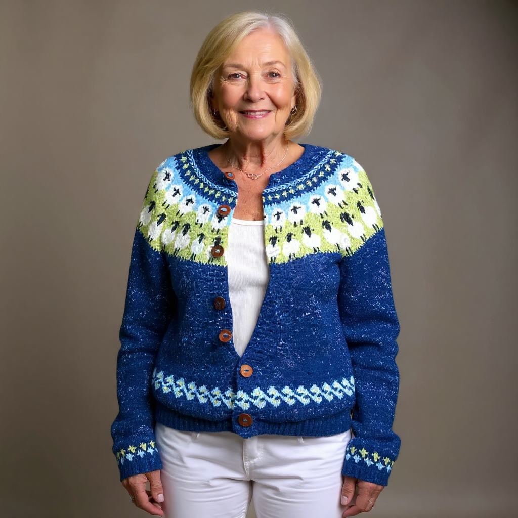 Sophie | Vintage Icelandic Wool Cardigan