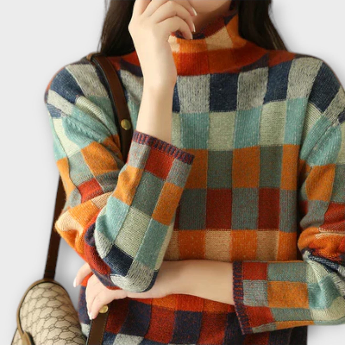 Jordan | Patchwork Sweater