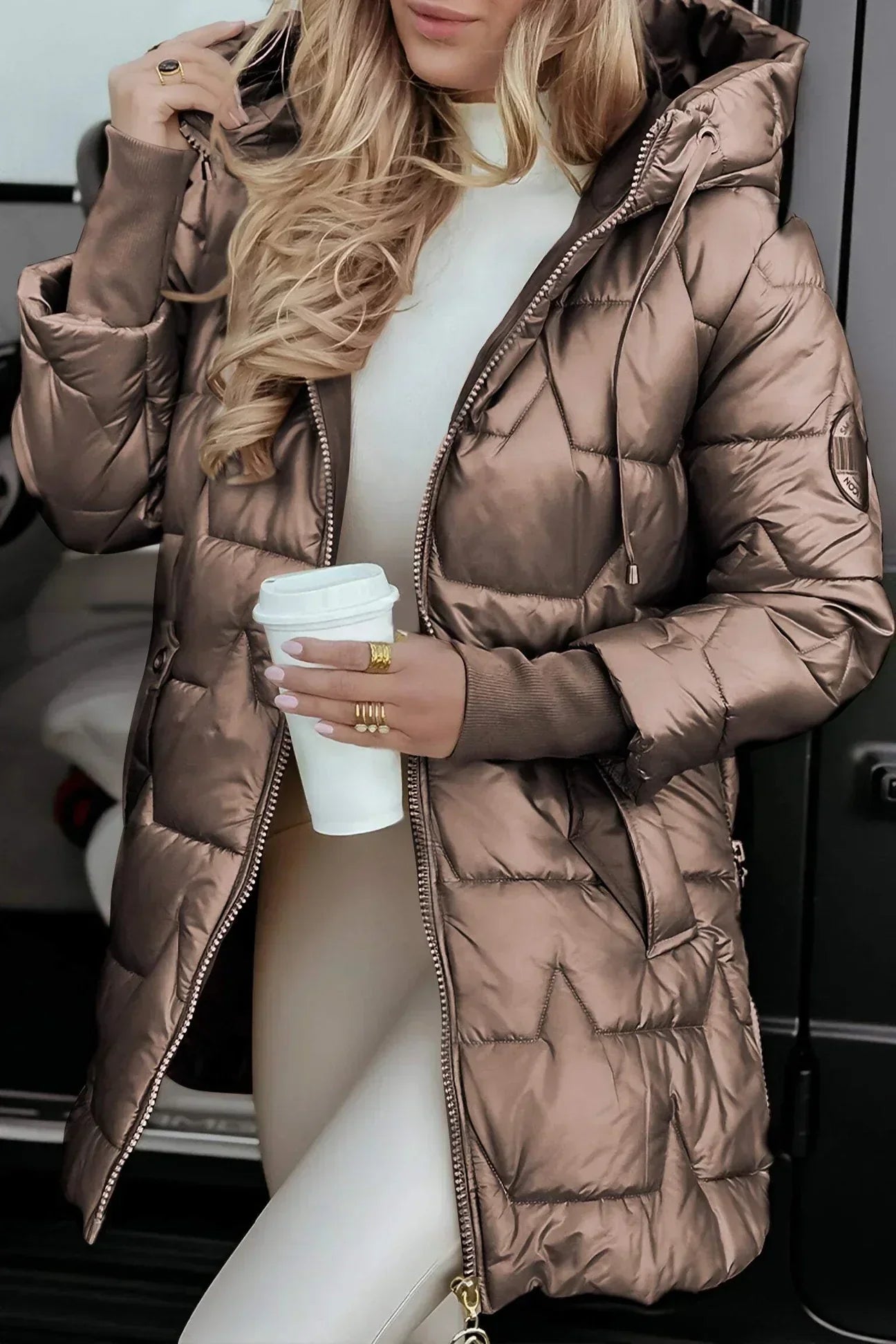 Avery | Luxe Hooded Puffer Coat