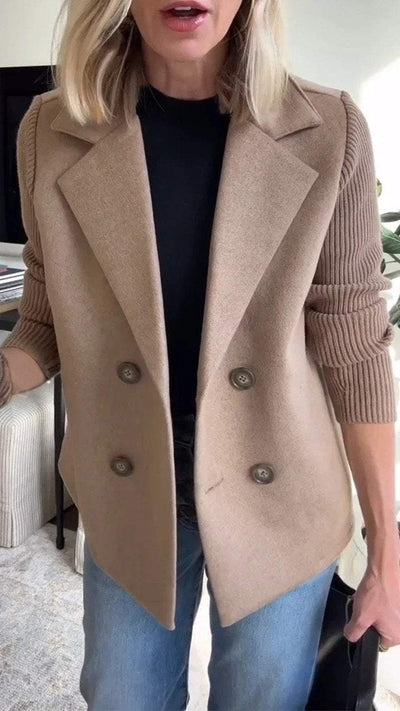 Sorelle | Chic Knit-Sleeve Blazer for Effortless Style