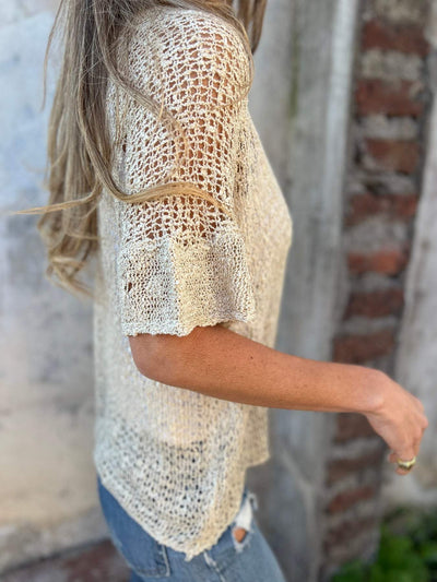 Barbara | Chic Textured Blouse