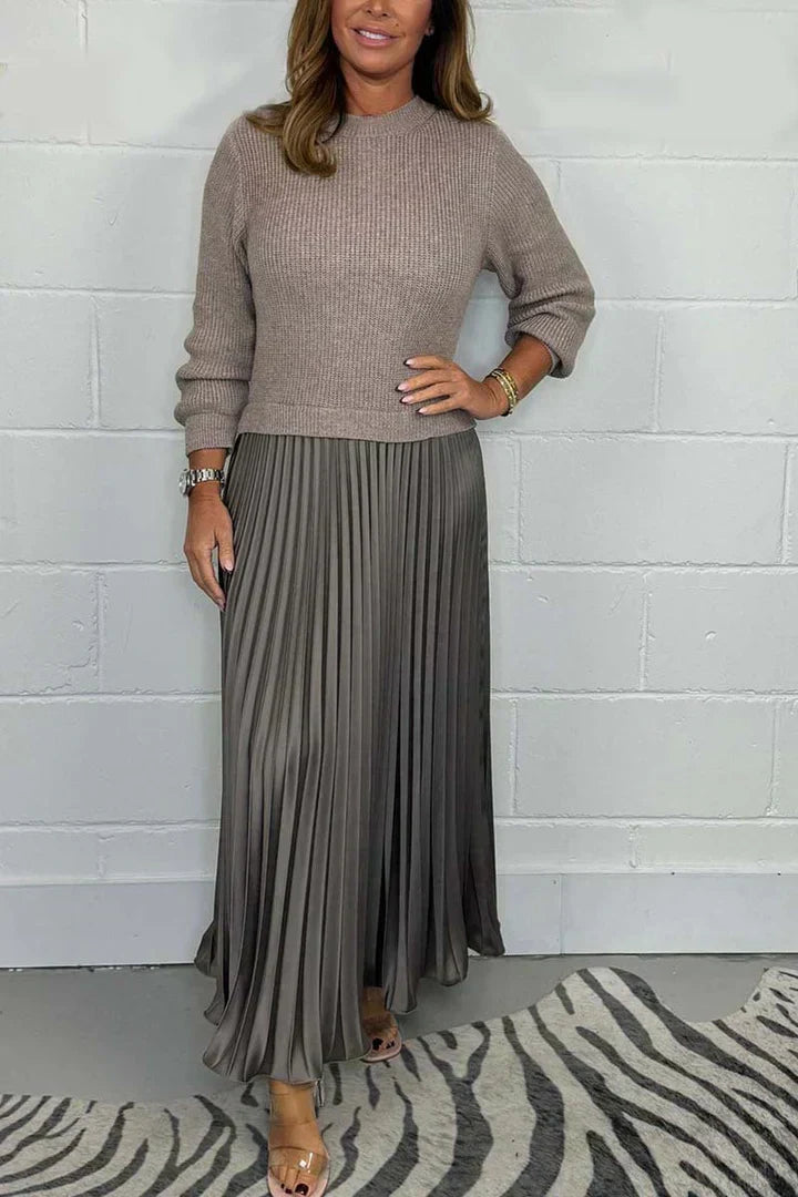 Charlotte | Chic 2-in-1 Dress-Sweater
