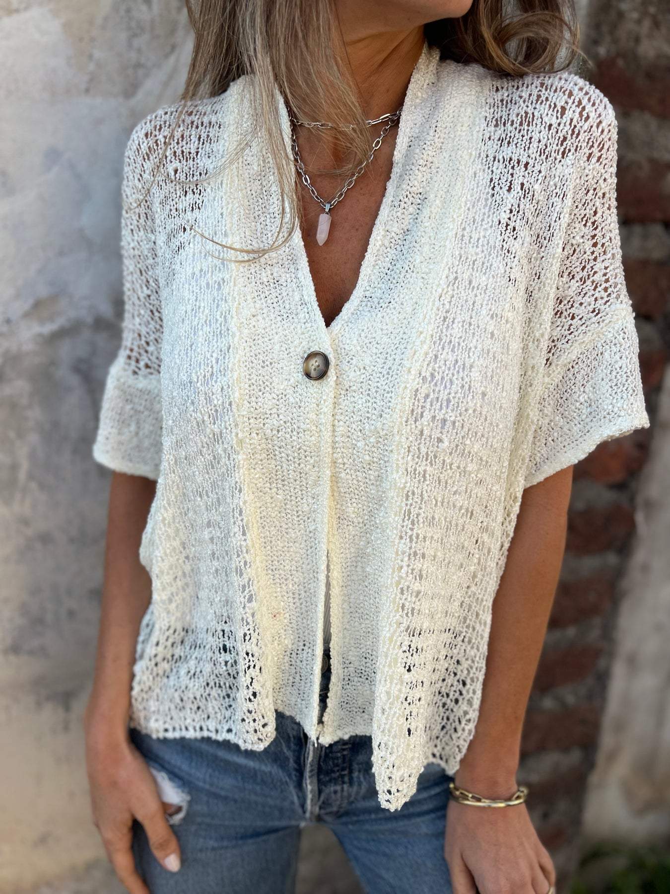 Barbara | Chic Textured Blouse