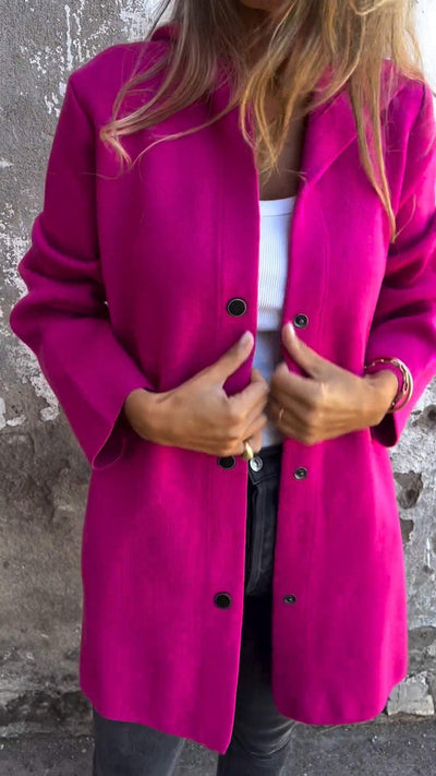 Valerie | Casual Hooded Jacket with Single Button