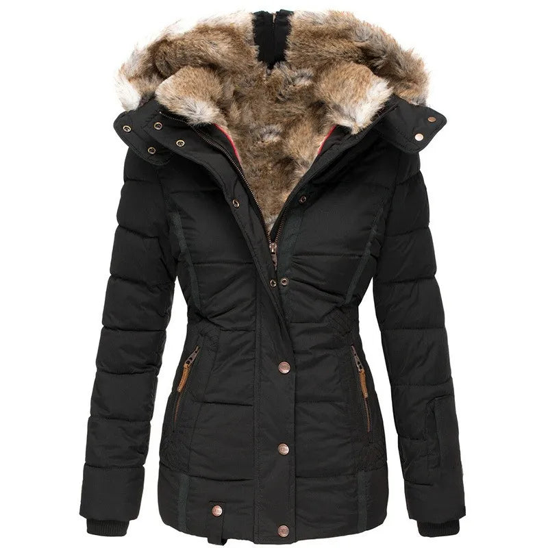 Emma | Cozy Plush Winter Fur Coat