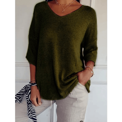 Loraine | Chic V-Neck Blouse