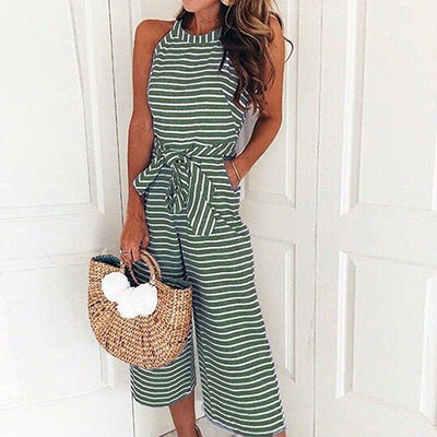 Lila | Cozy Striped Jumpsuit