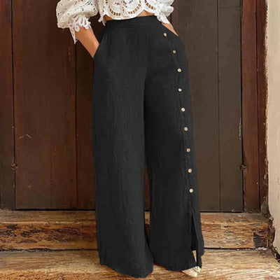 Emily | Cozy Plus Size Wide Leg Lounge Pants