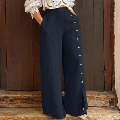 Emily | Cozy Plus Size Wide Leg Lounge Pants
