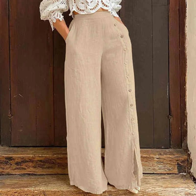 Emily | Cozy Plus Size Wide Leg Lounge Pants