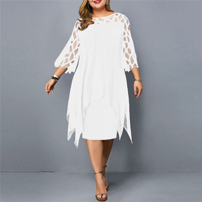 Jamie | Effortless Midi Dress for Curves & Confidence