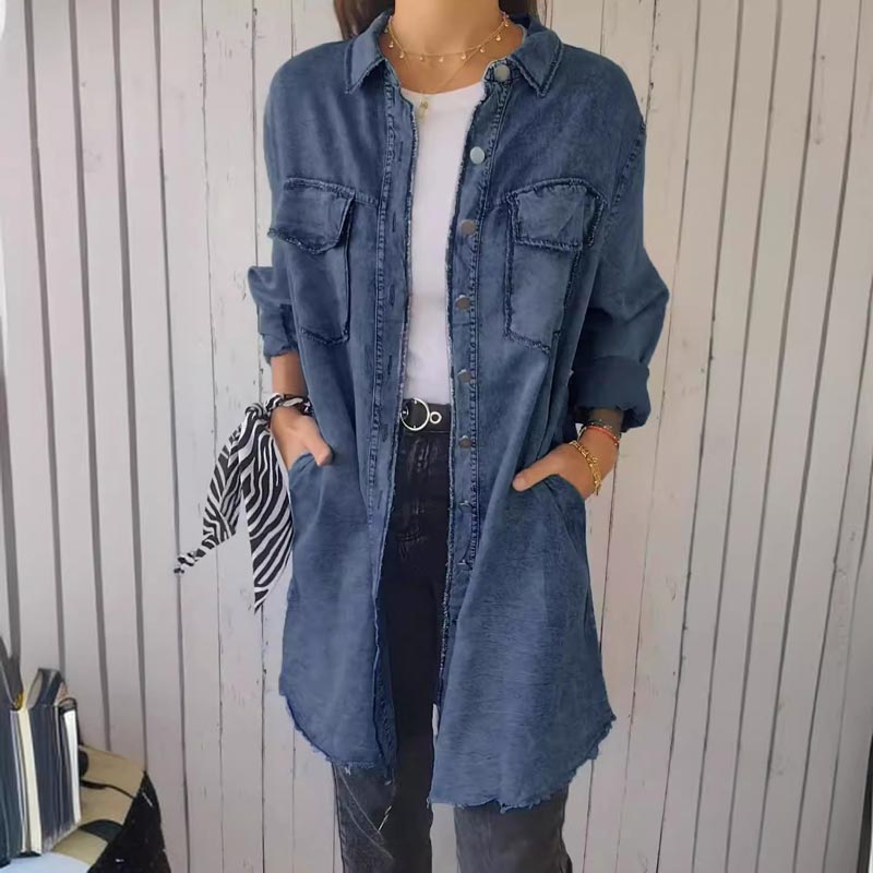 Liam | Chic Oversized Denim Blazer