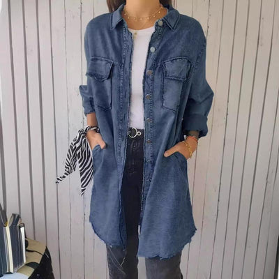 Liam | Chic Oversized Denim Blazer